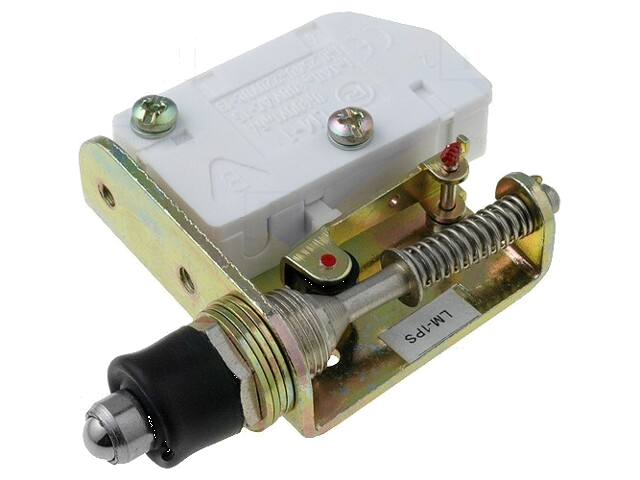 Eindschakelaar; pin; SPDT; 16A; max.400VAC; max.220VDC; IP40 Eindschakelaar; pin; SPDT; 16A; max.400VAC; max.220VDC; IP40